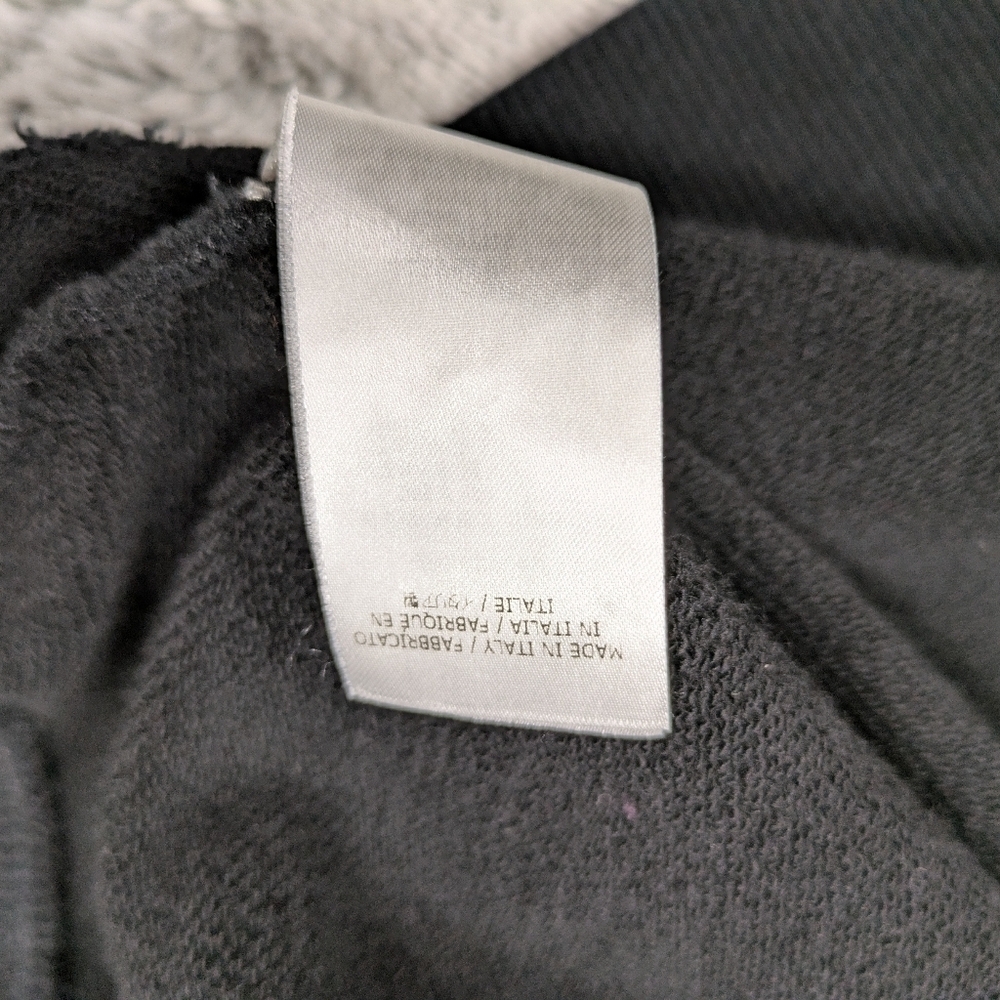 Jimmy Choo Hoodie Women's S Black High Heel Graphic Cotton French Terry - Picture 9 of 10
